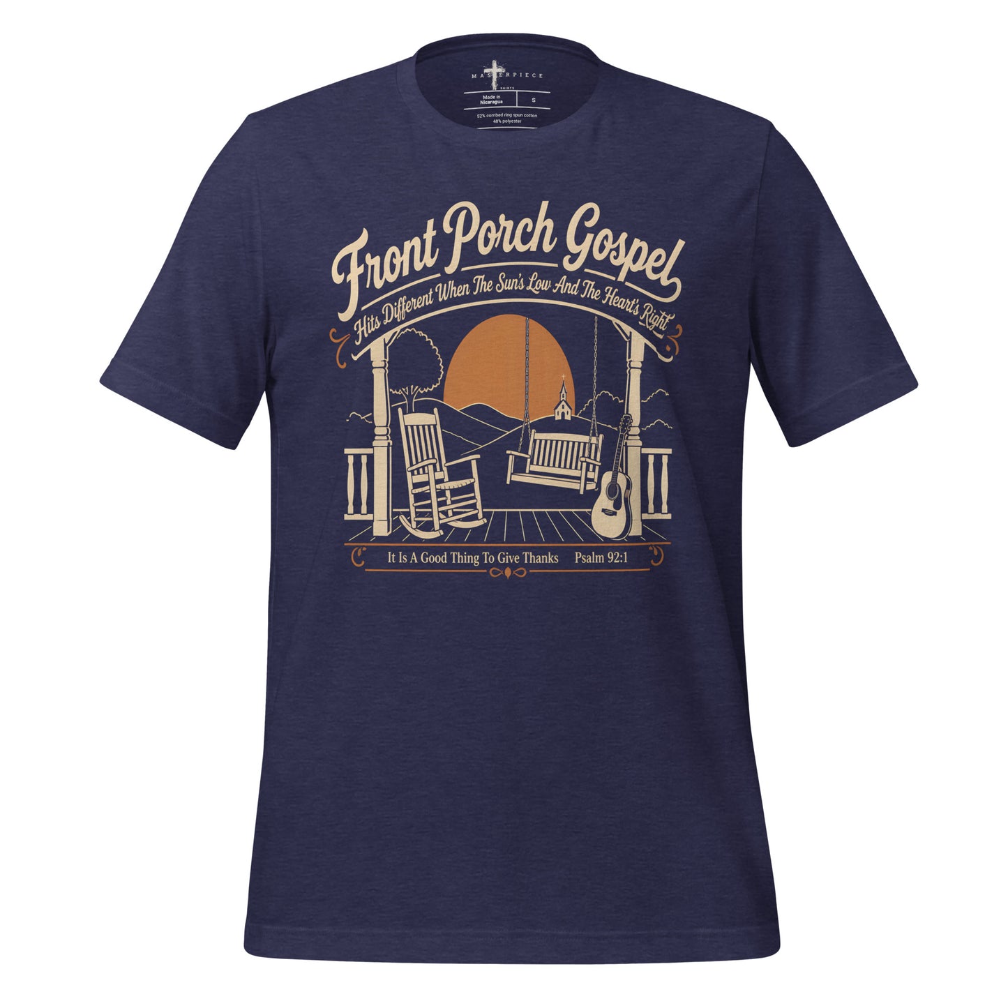 Front Porch Gospel - Navy - MasterPiece Shirts