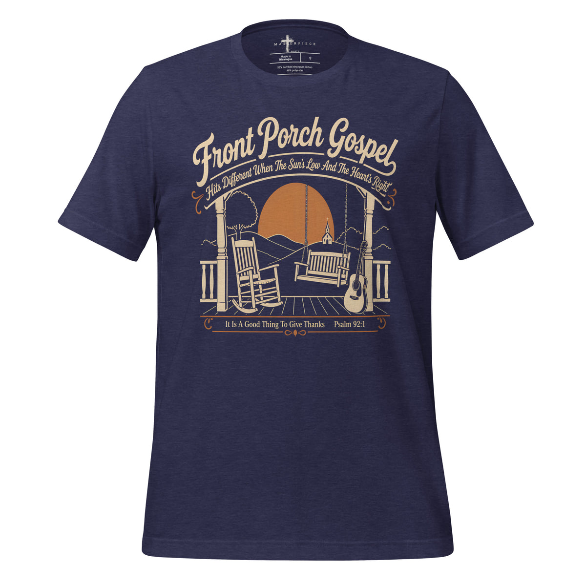 Front Porch Gospel - Navy - MasterPiece Shirts