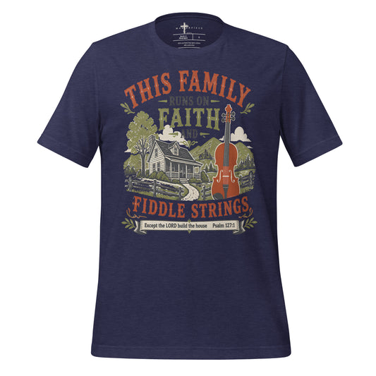 Faith Family Fiddle - Navy - MasterPiece Shirts