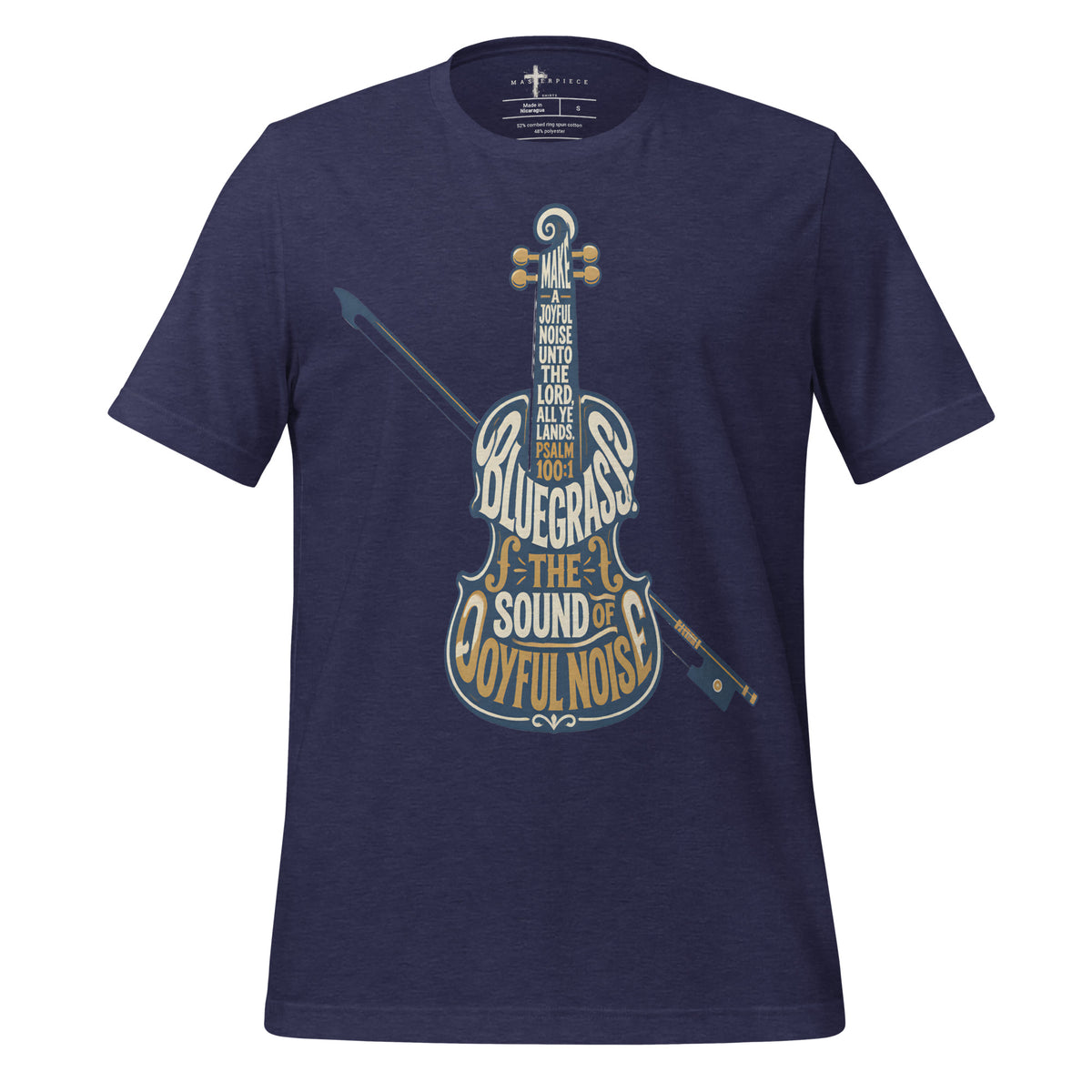 Joyful Noise Bluegrass - Navy - MasterPiece Shirts
