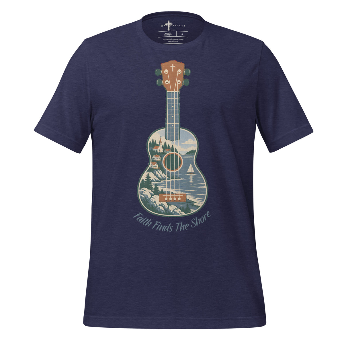 Faith Shore Ukulele - Navy - MasterPiece Shirts