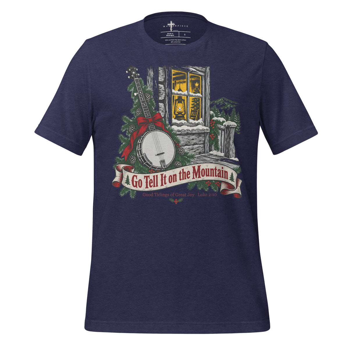 Go Tell it on the Mountain - Navy - MasterPiece Shirts
