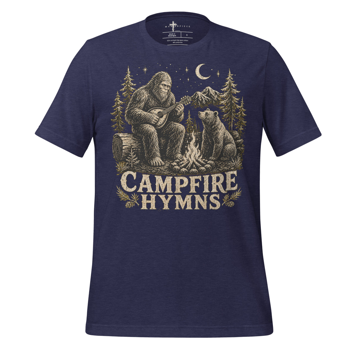 Campfire Hymns - Navy - MasterPiece Shirts