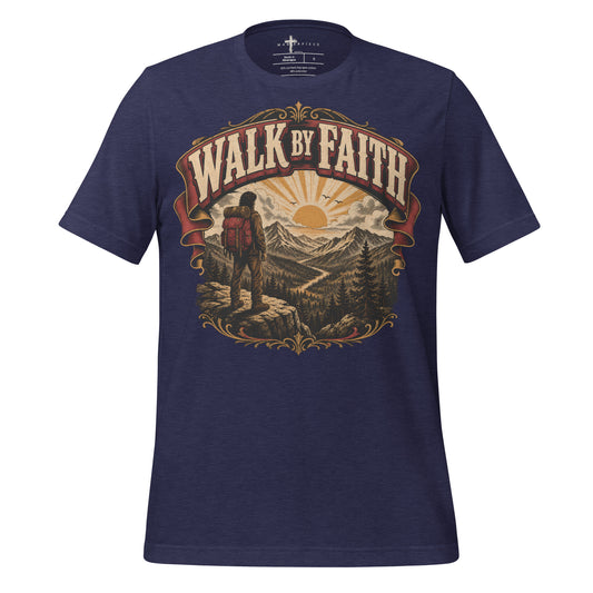 Walk by Faith - Navy - MasterPiece Shirts