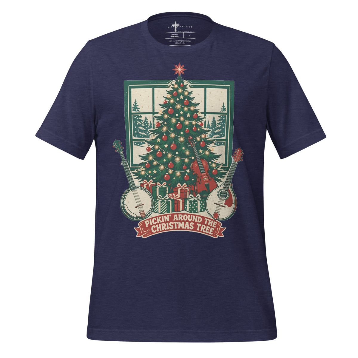 Picking Around the Tree - Navy - MasterPiece Shirts