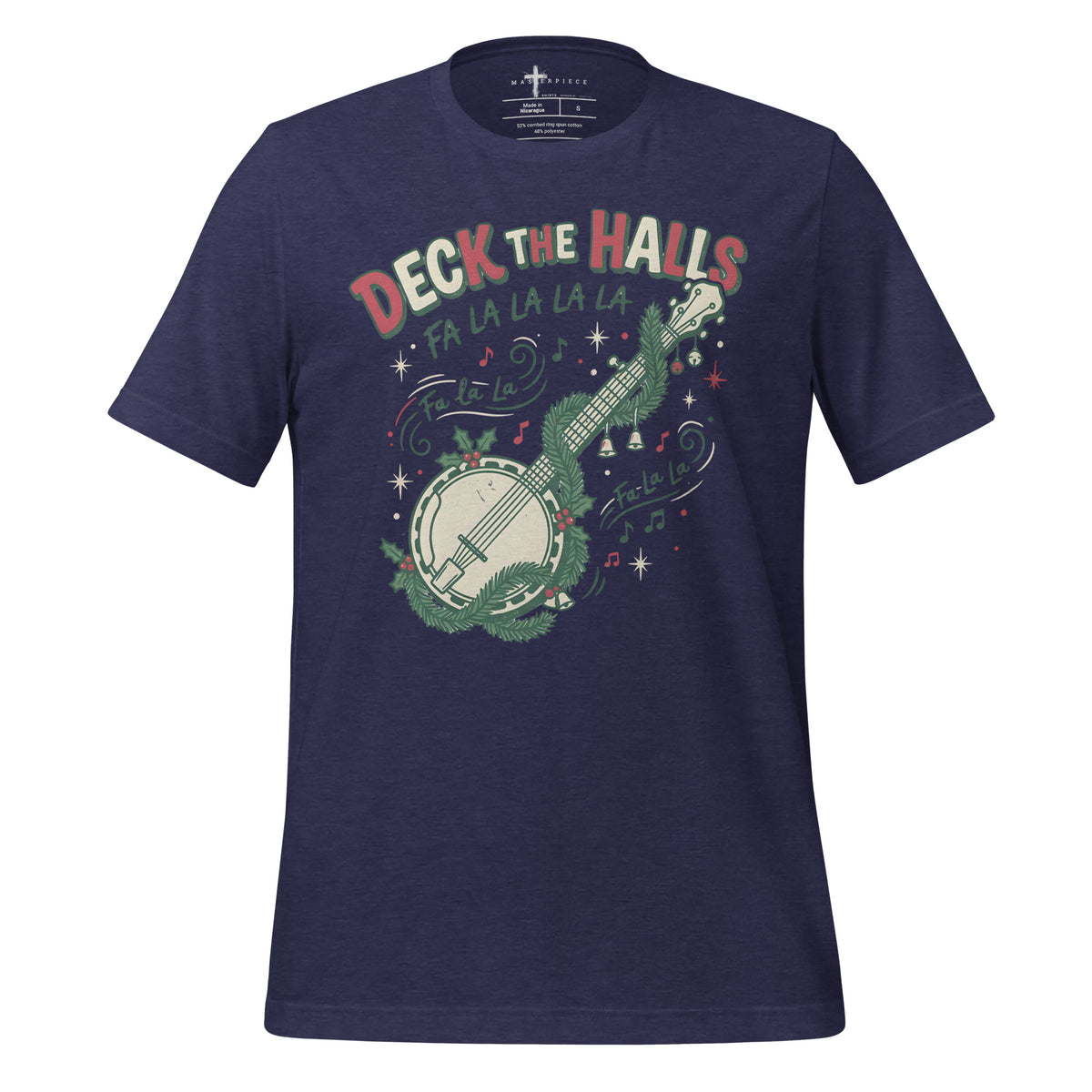 Deck The Halls Banjo - Navy - MasterPiece Shirts