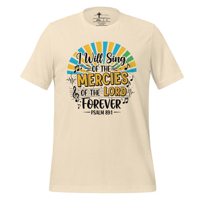 I will sing Psalm 89:1 womens Christian T-Shirt
