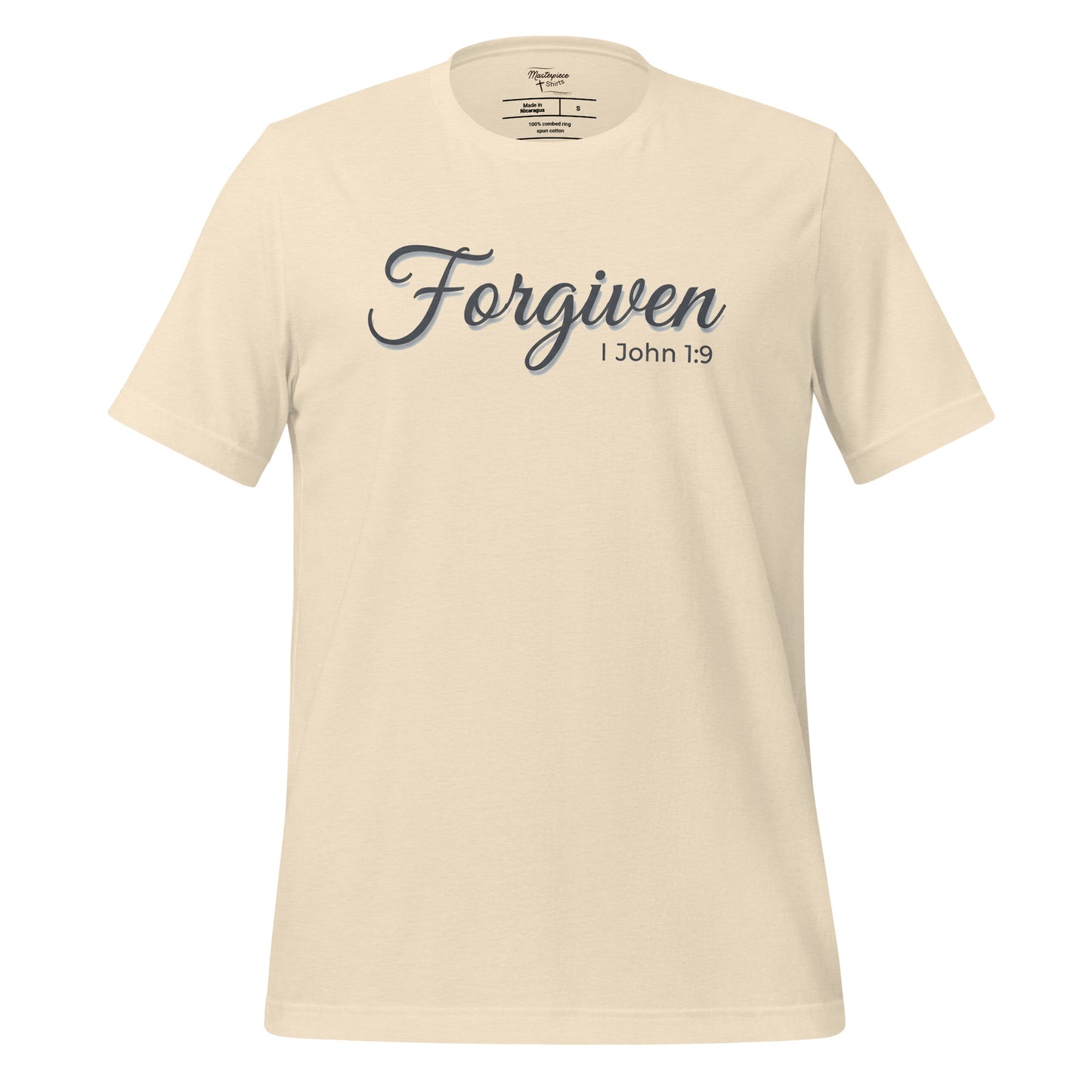 Forgiven Christian T-shirt 1 John 1:9