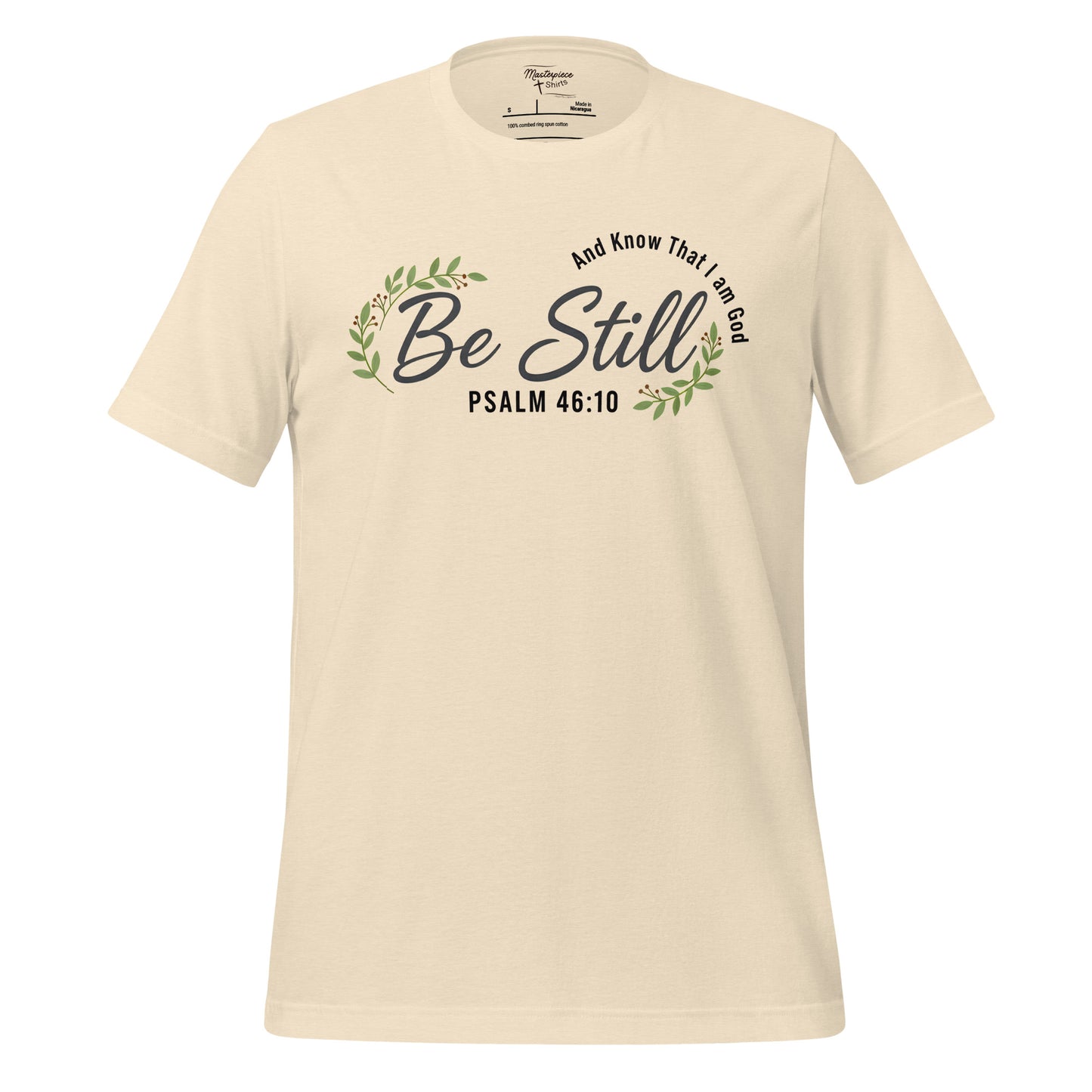 Be still, and know that I am God Womens Christian T-Shirt
