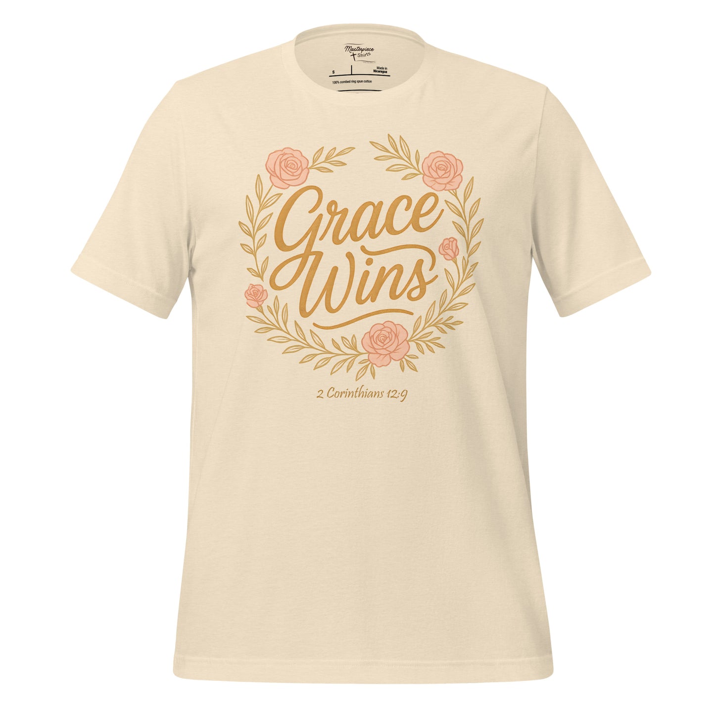  Grace Wins Christian  Ladies T-shirt  