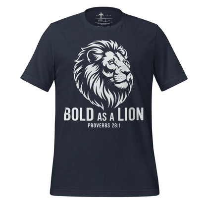 Bold as a Lion  Christian Bible Verse T-Shirt