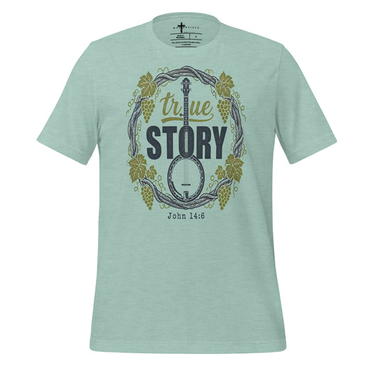 True Story Banjo John 14:6 - Blue - MasterPiece Shirts