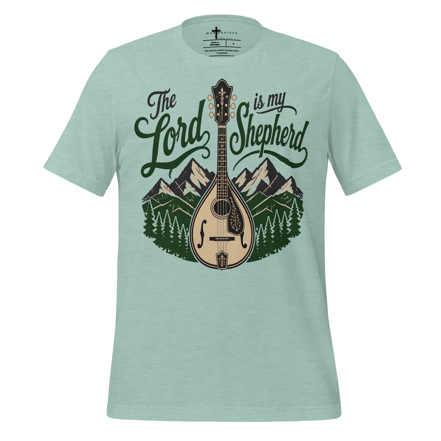 The Lord is My Shepard Mandolin - Blue - MasterPiece Shirts