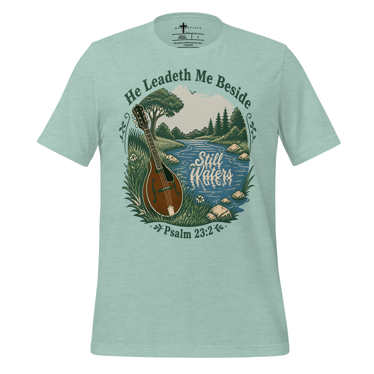 Still Waters Mandolin - Blue - MasterPiece Shirts