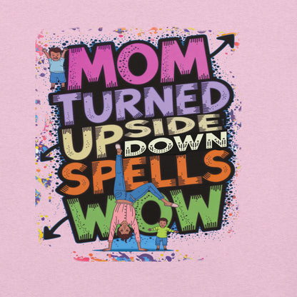 Mom Turned Upside Down Spells WOW  Christian Bible Verse T-Shirt