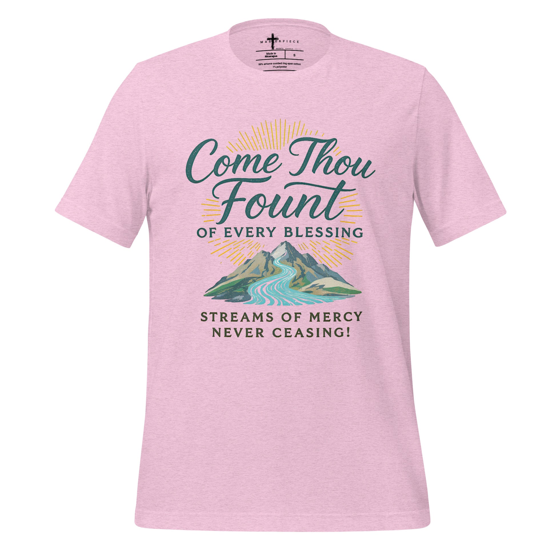 Come Thou Fount of Every Blessing Christian Hymn T-shirt lliac