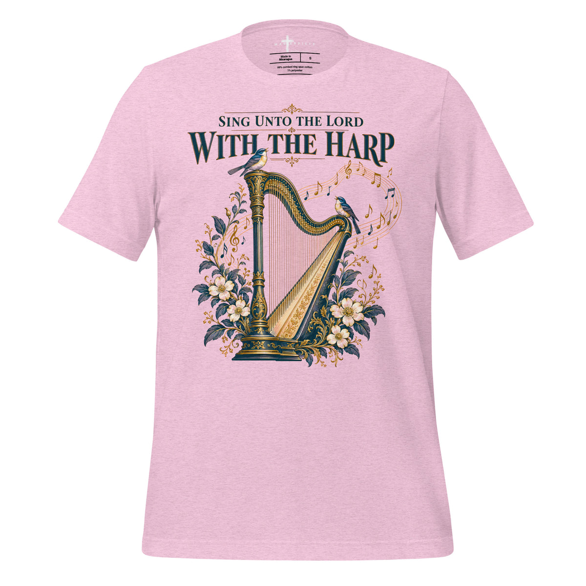 Sing unto the Lord Harp - MasterPiece Shirts