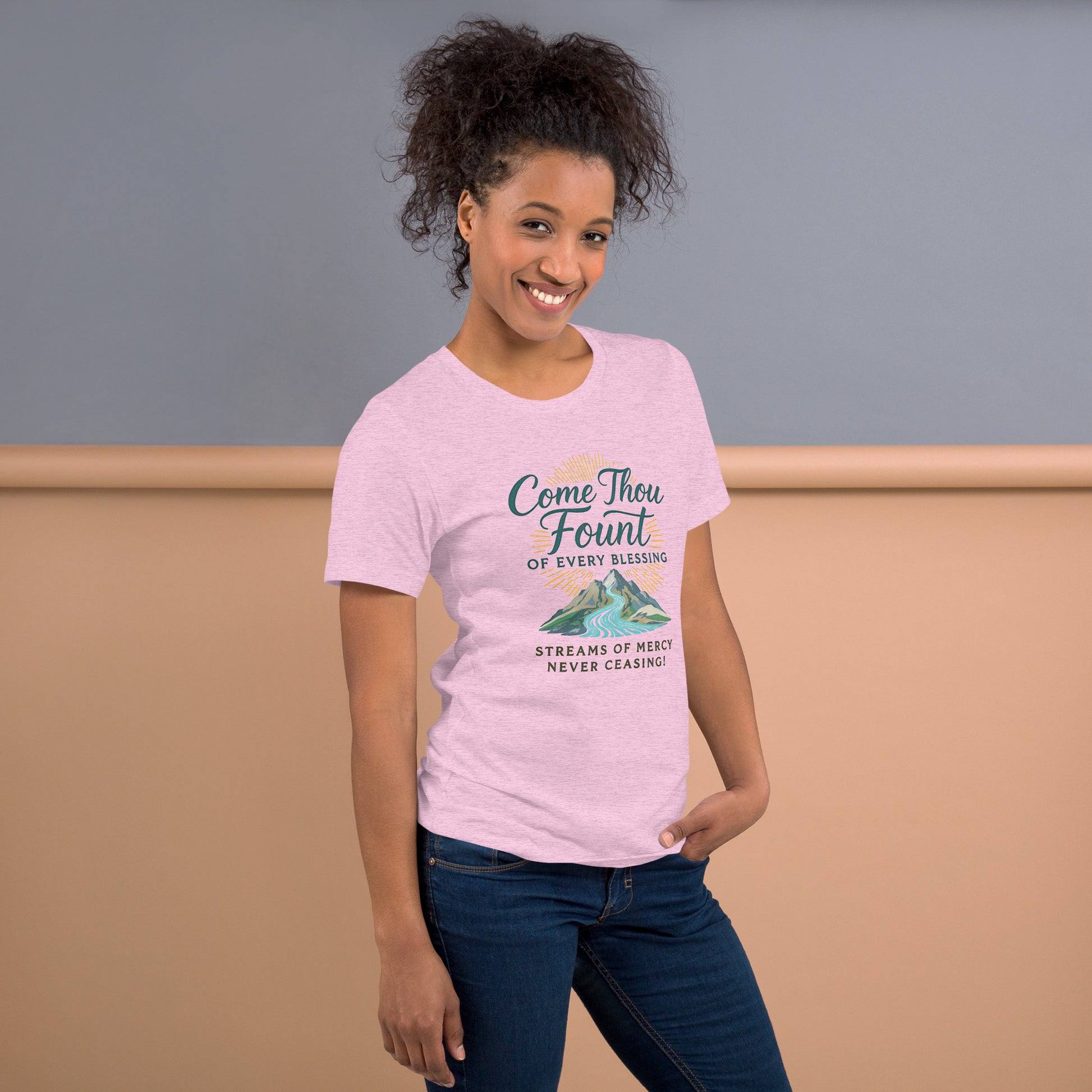 Come Thou Fount of Every Blessing Christian Hymn T-shirt lliac