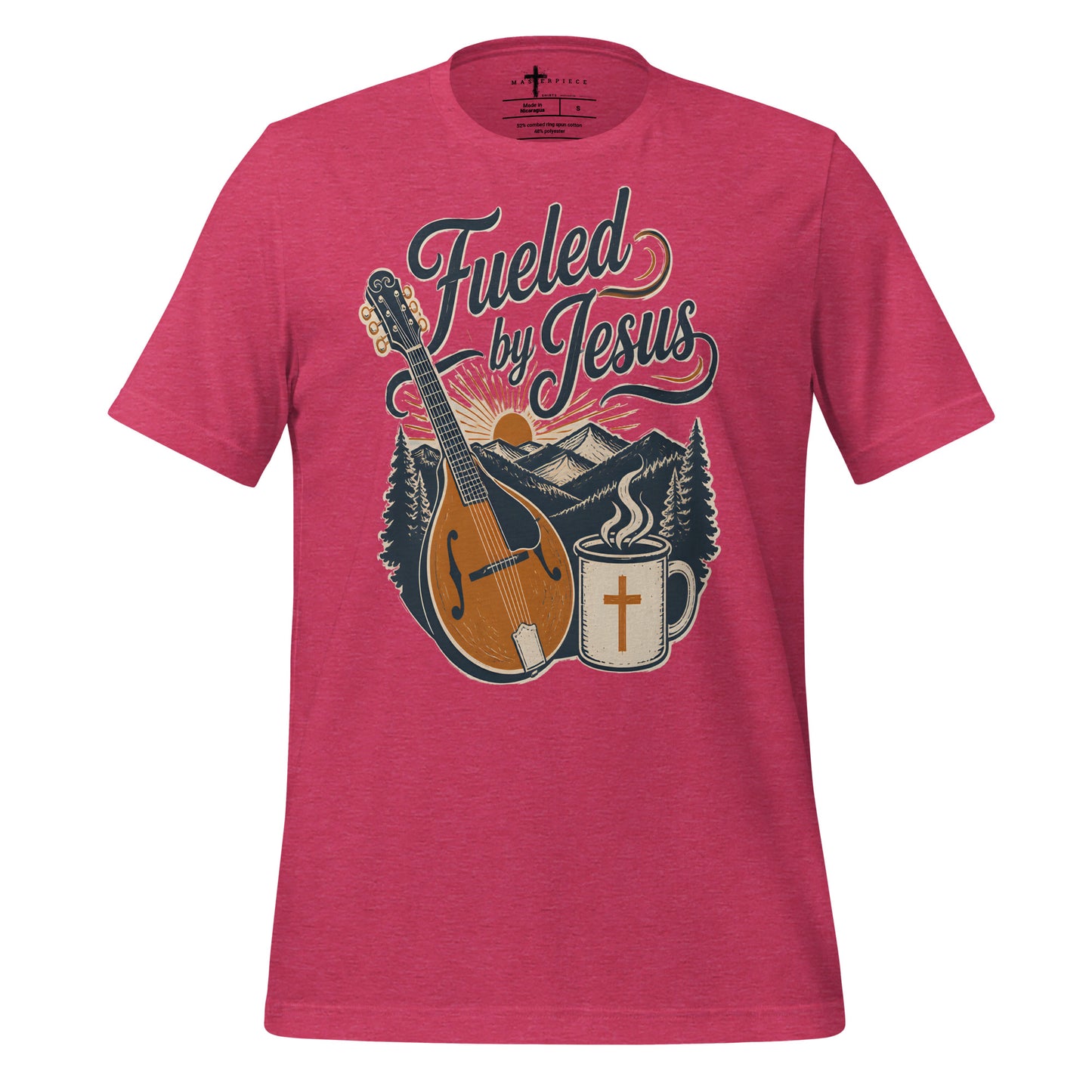 Fueled by Jesus and Coffee Mandolin - MasterPiece Shirts