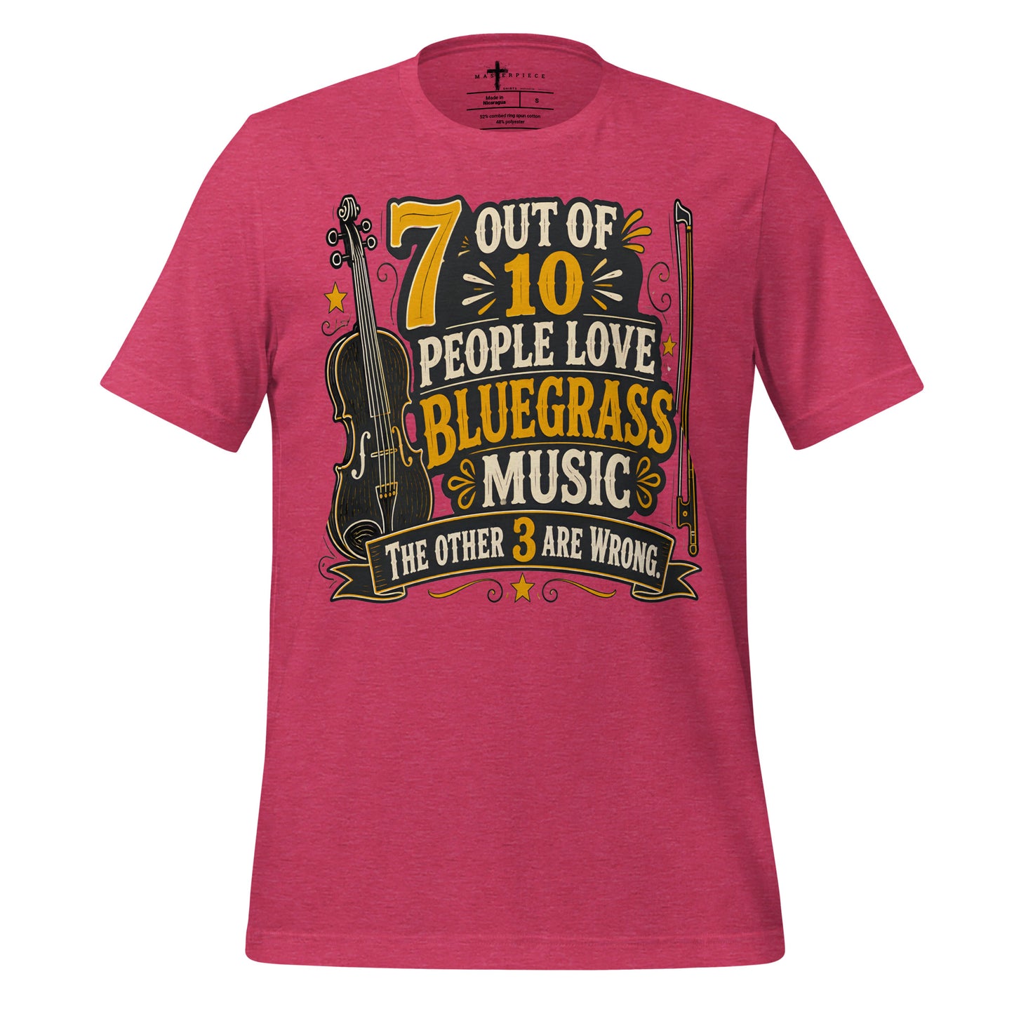 7 out of 10 Love Bluegrass - MasterPiece Shirts