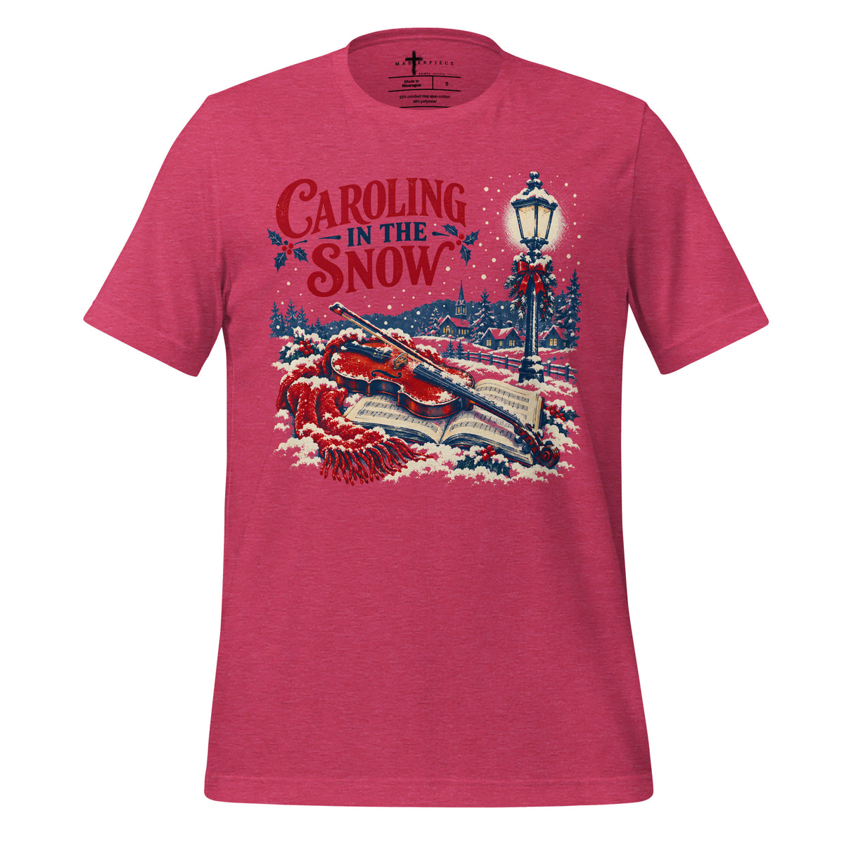 Caroling Snow Violin - MasterPiece Shirts