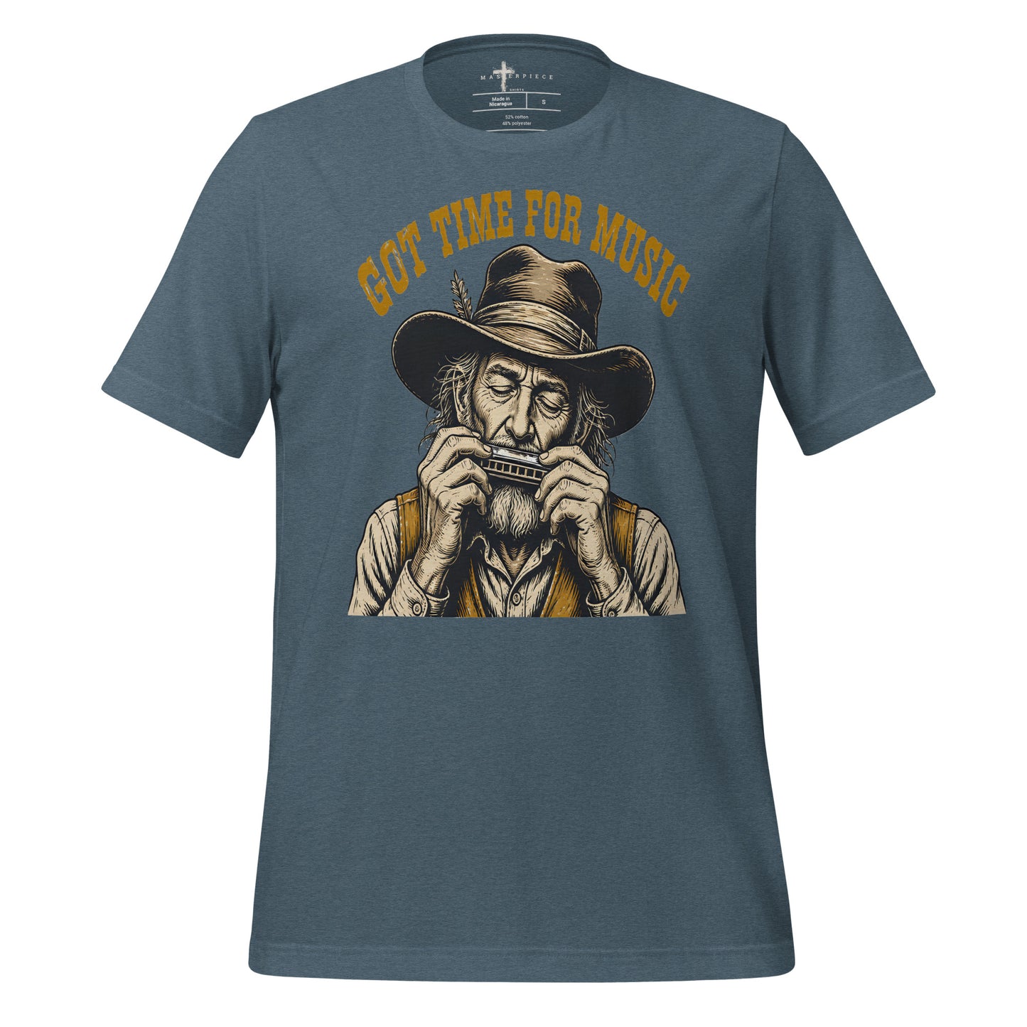 Got Time for Music Harmonica - MasterPiece Shirts