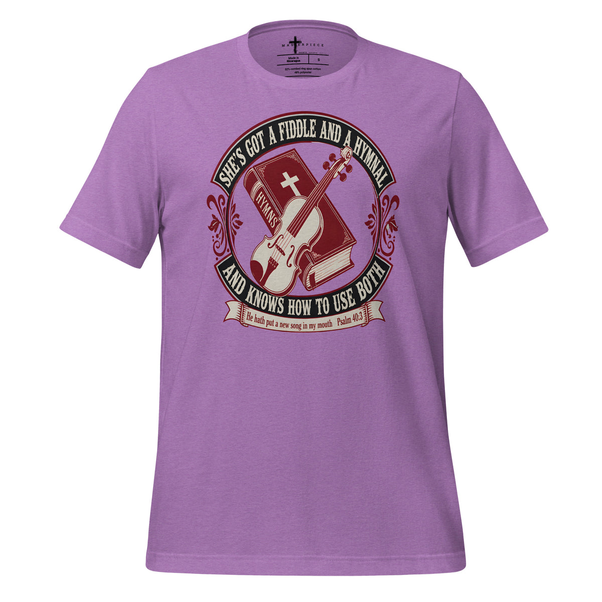 Fiddle Hymnal - Purple - MasterPiece Shirts