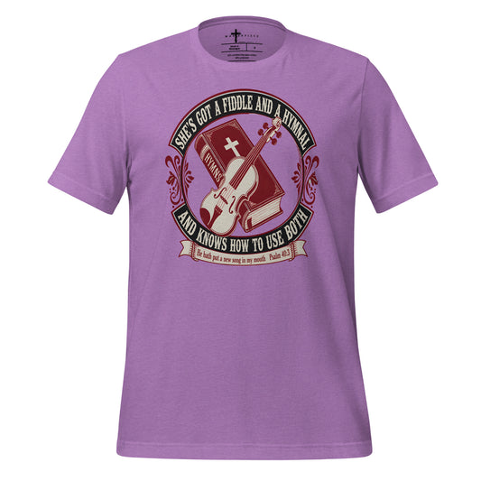 Fiddle Hymnal - Purple - MasterPiece Shirts