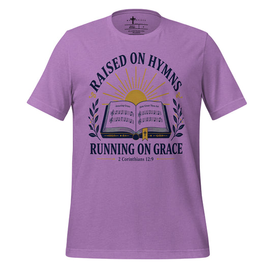 Raised on Hymns Grace - Purple - MasterPiece Shirts