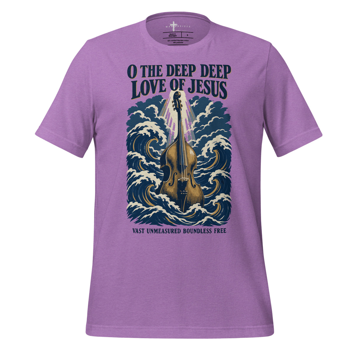 Deep Love of Jesus Bass - Purple - MasterPiece Shirts