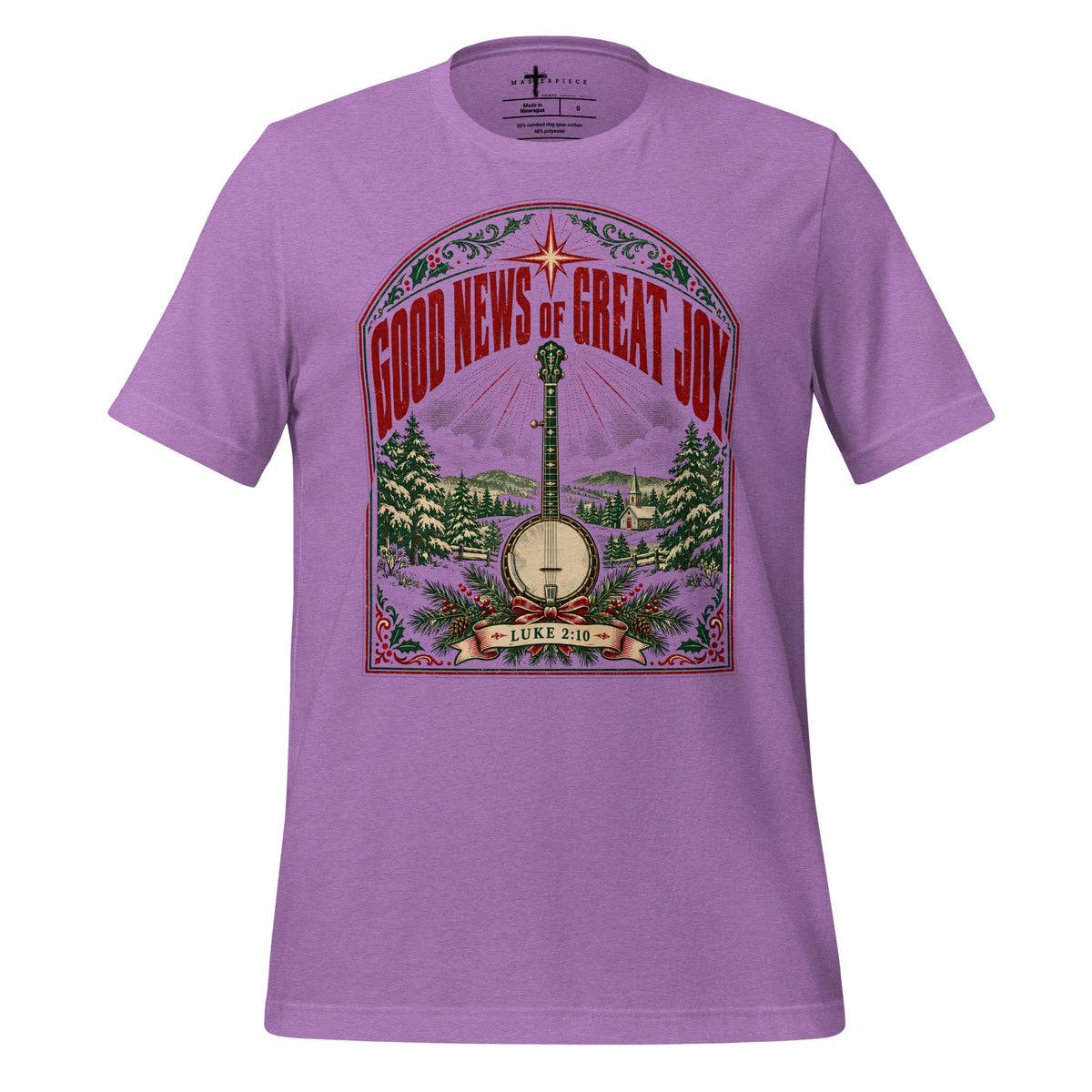 Banjo Good News Joy - Purple - MasterPiece Shirts
