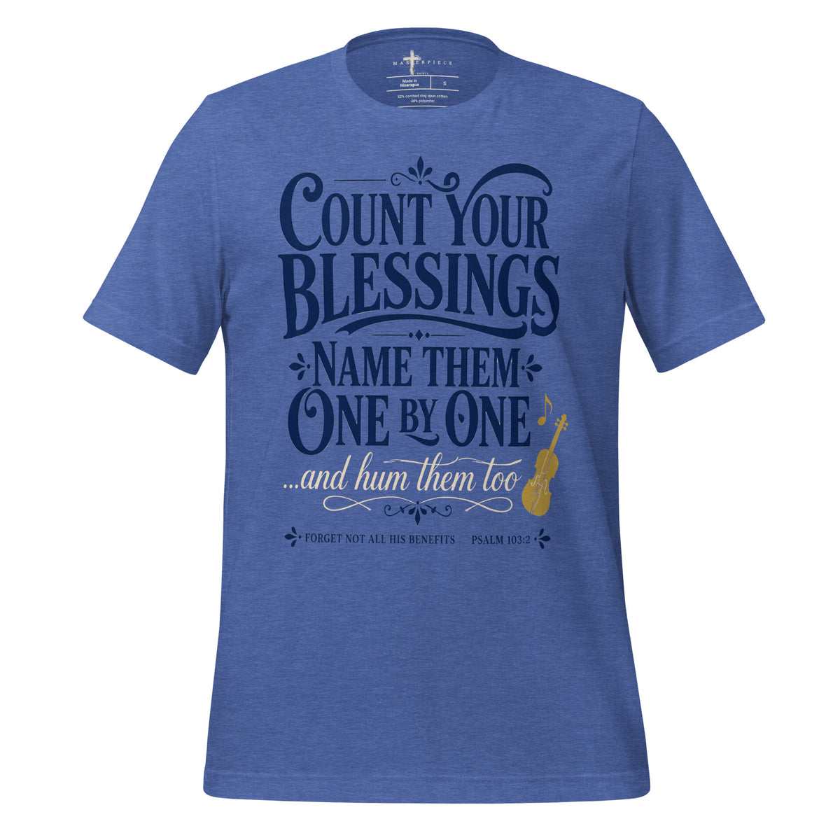 Count Your Blessings Violin - MasterPiece Shirts