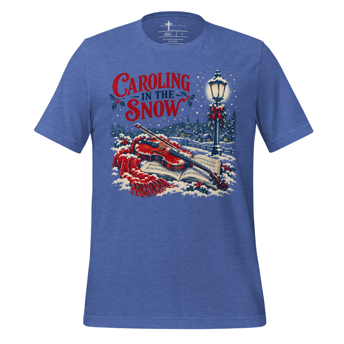 Caroling Snow Violin - MasterPiece Shirts