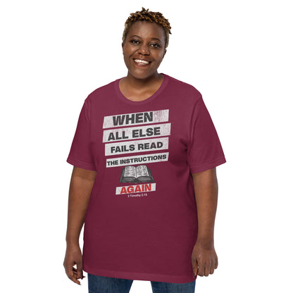 When All Else Fails  Christian Bible Verse T-Shirt