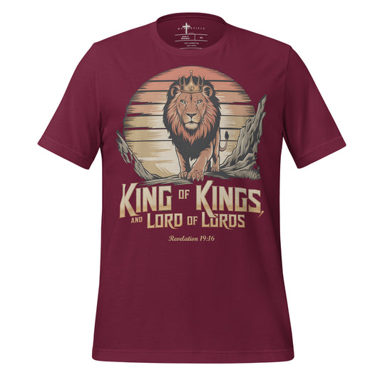 King of Kings T-Shirt  Christian Bible Verse T-Shirt