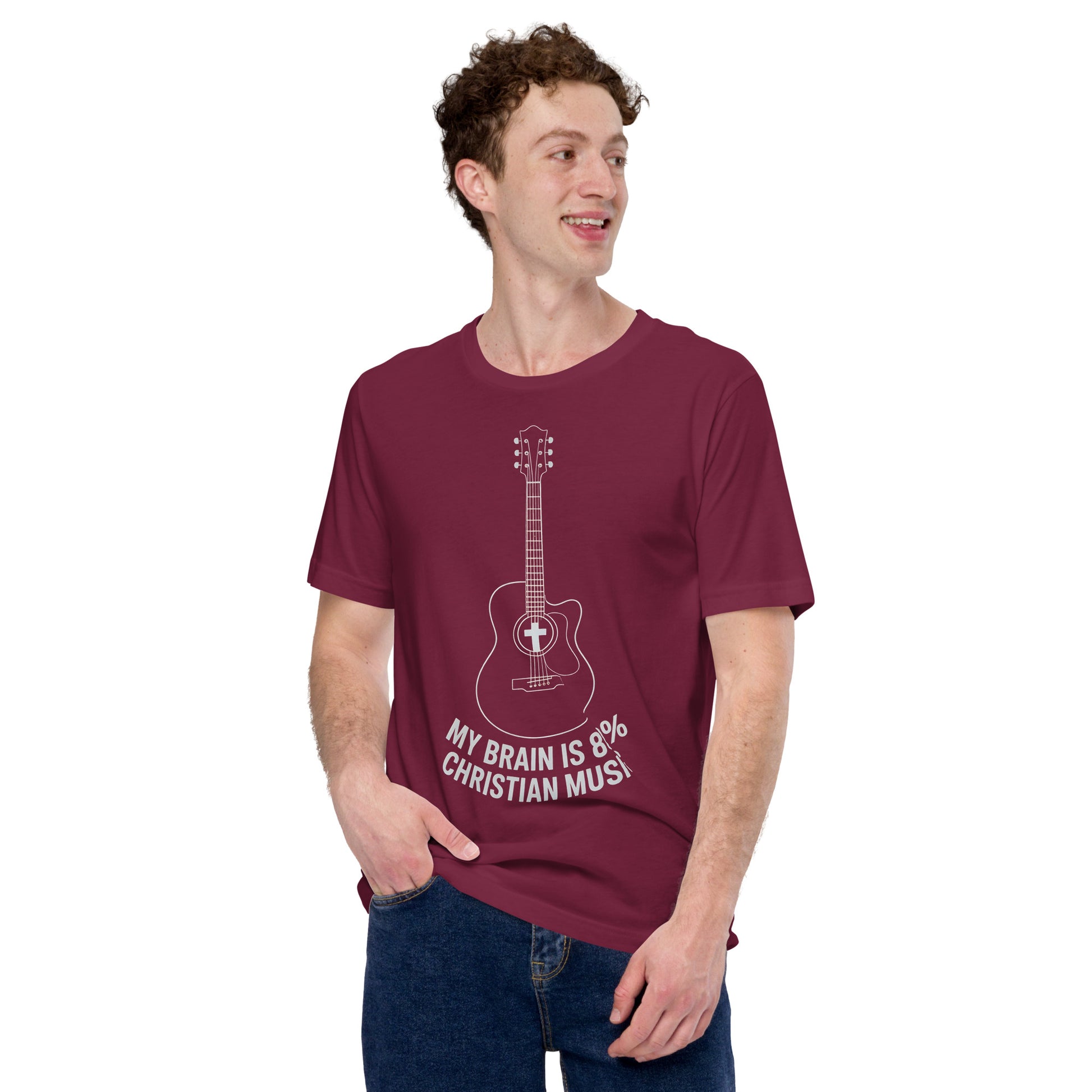 My Brain is 80%  Christian Bible Verse Music  Christian Bible Verse T-Shirt