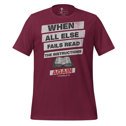 When All Else Fails  Christian Bible Verse T-Shirt
