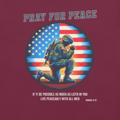 Pray for Peace  Christian Bible Verse T-Shirt