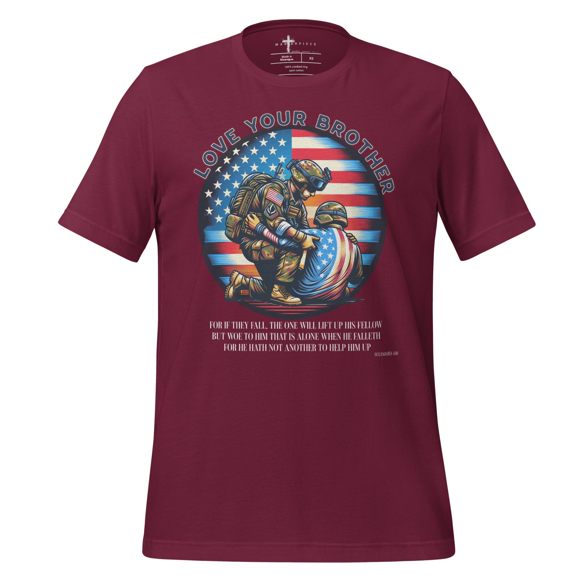 Love your Brother  Christian Bible Verse T-Shirt