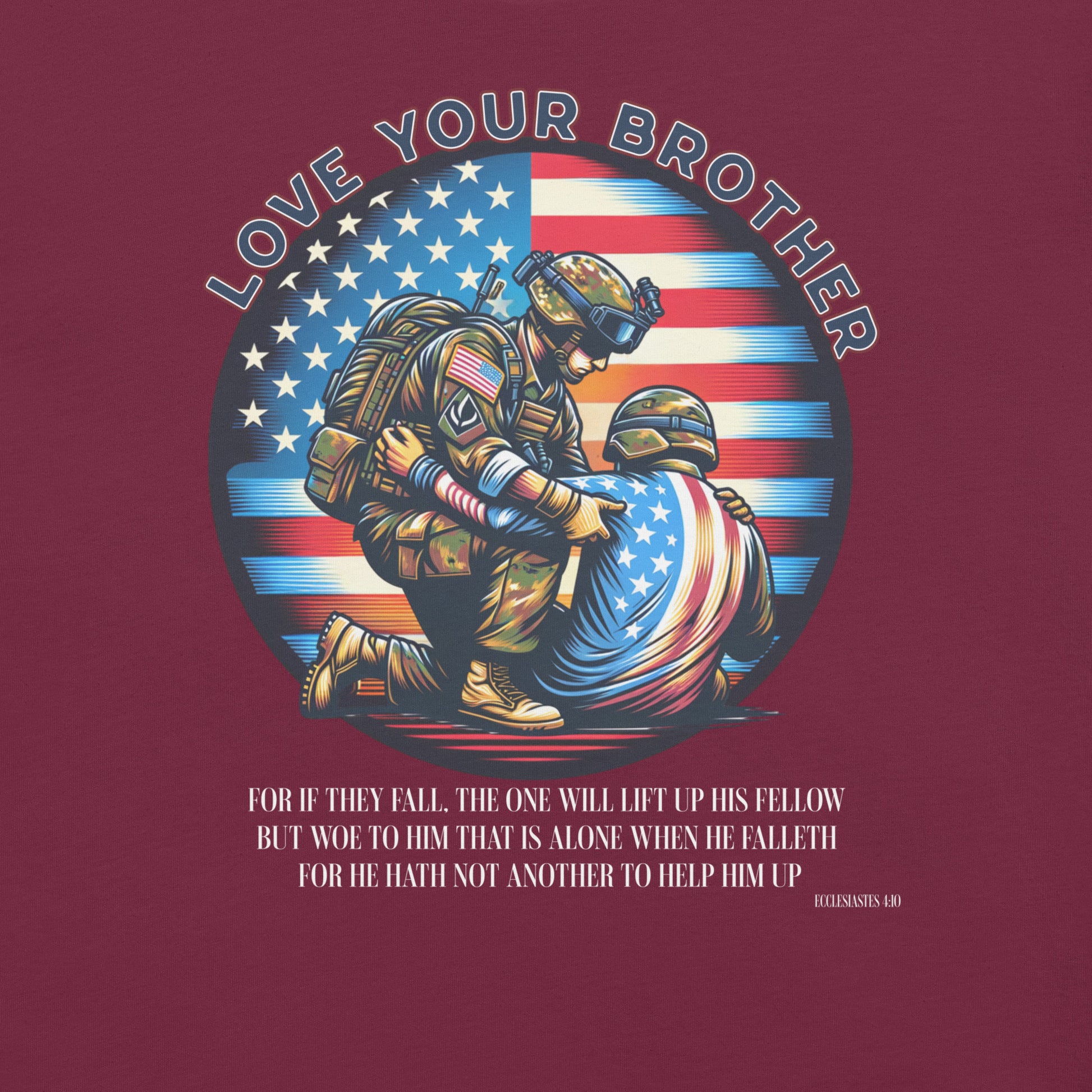 Love your Brother  Christian Bible Verse T-Shirt