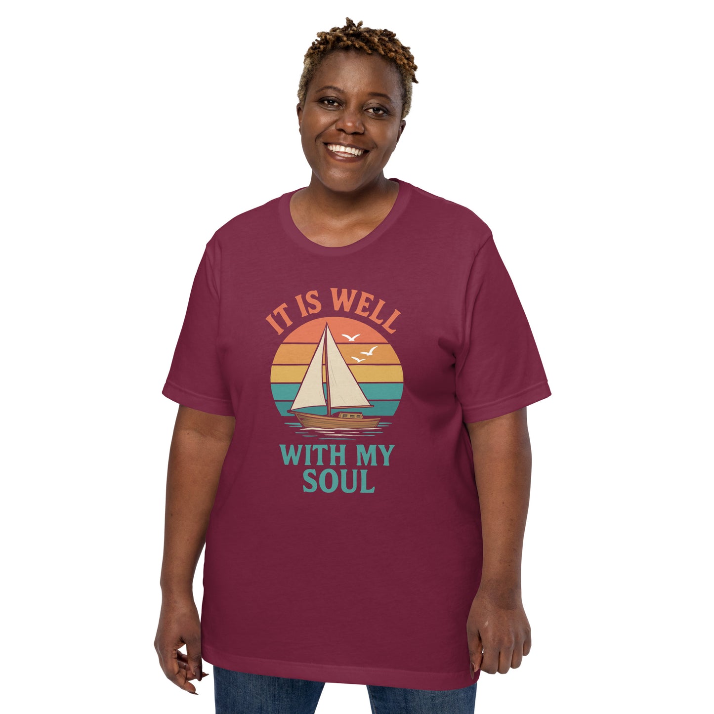 It Is Well With My Soul  Christian Bible Verse T-Shirt