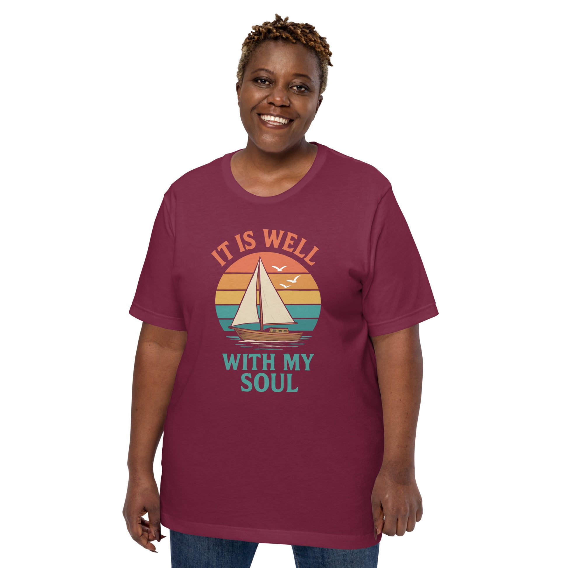 It Is Well With My Soul  Christian Bible Verse T-Shirt