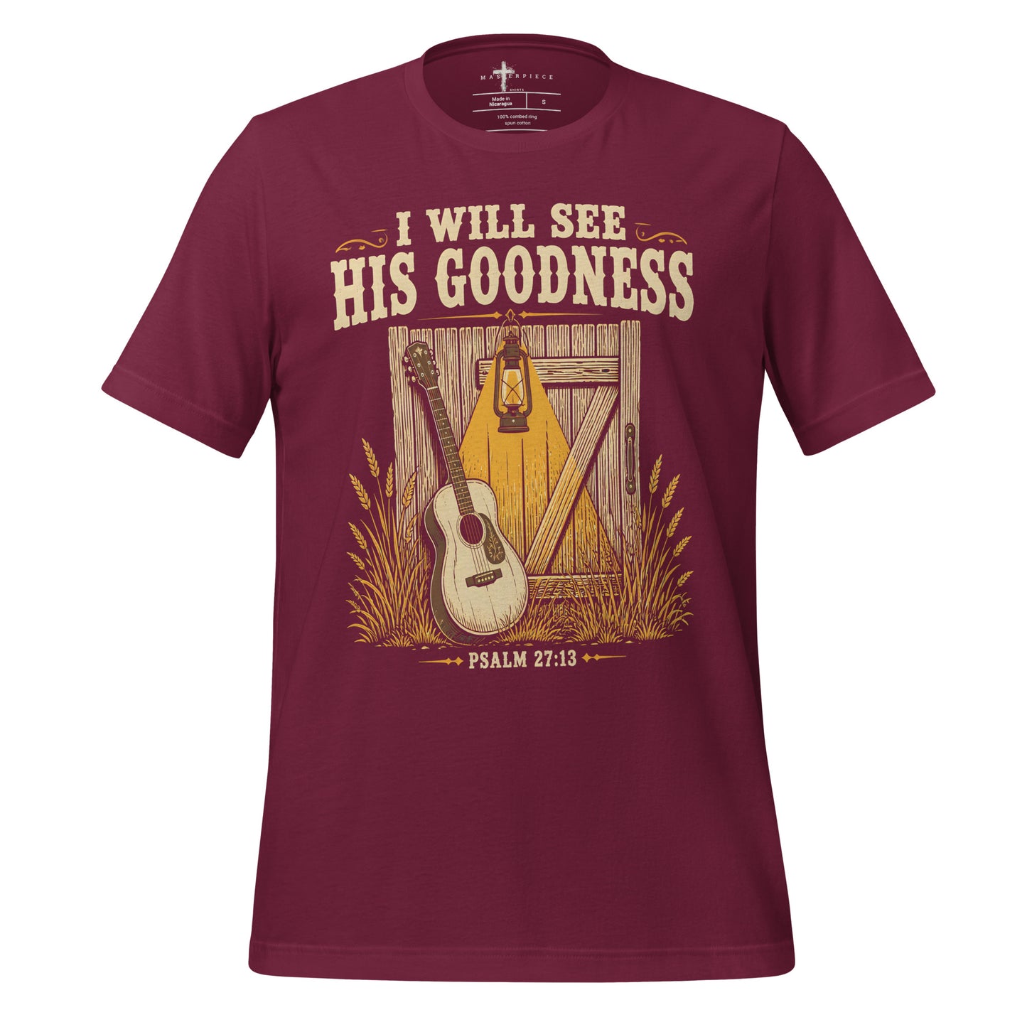 His Goodness Guitar - Maroon - MasterPiece Shirts
