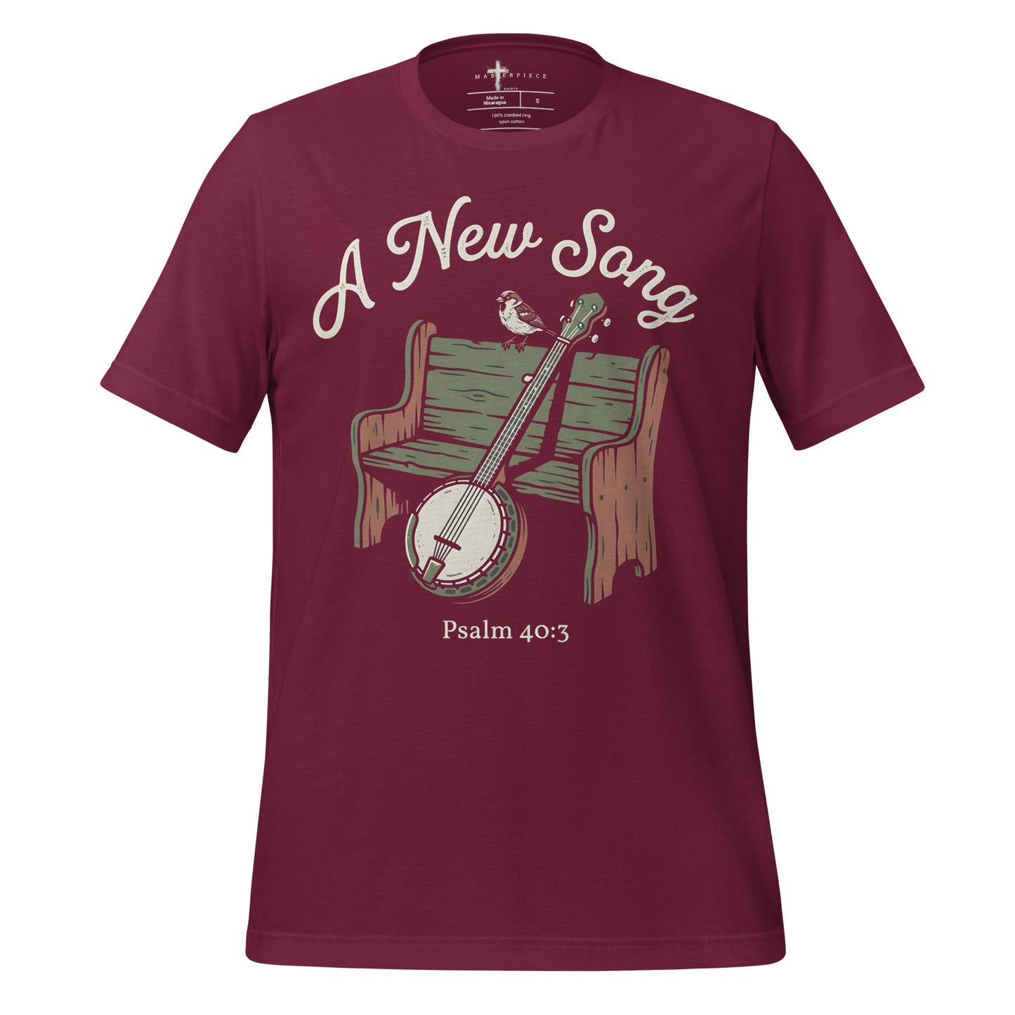New Song Banjo Bird - Maroon - MasterPiece Shirts