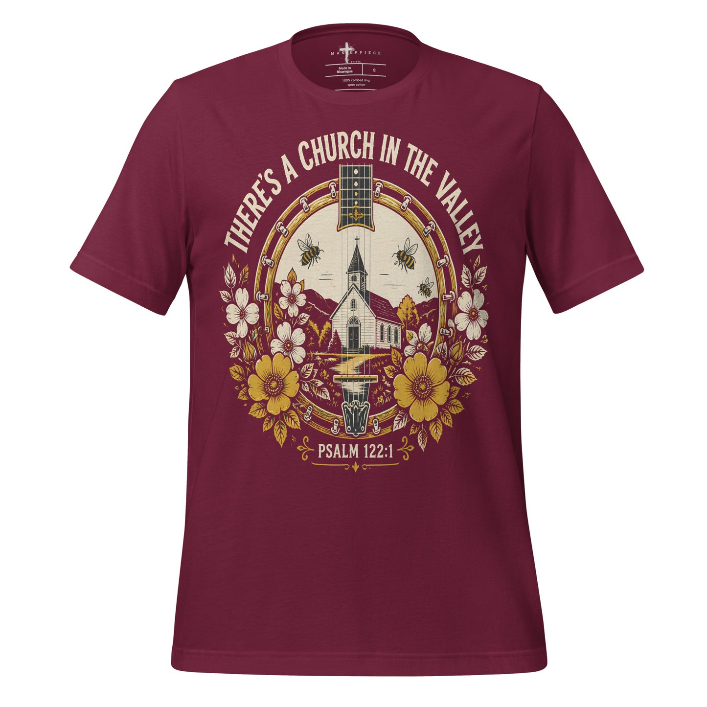 Church in the Valley Banjo - Maroon - MasterPiece Shirts
