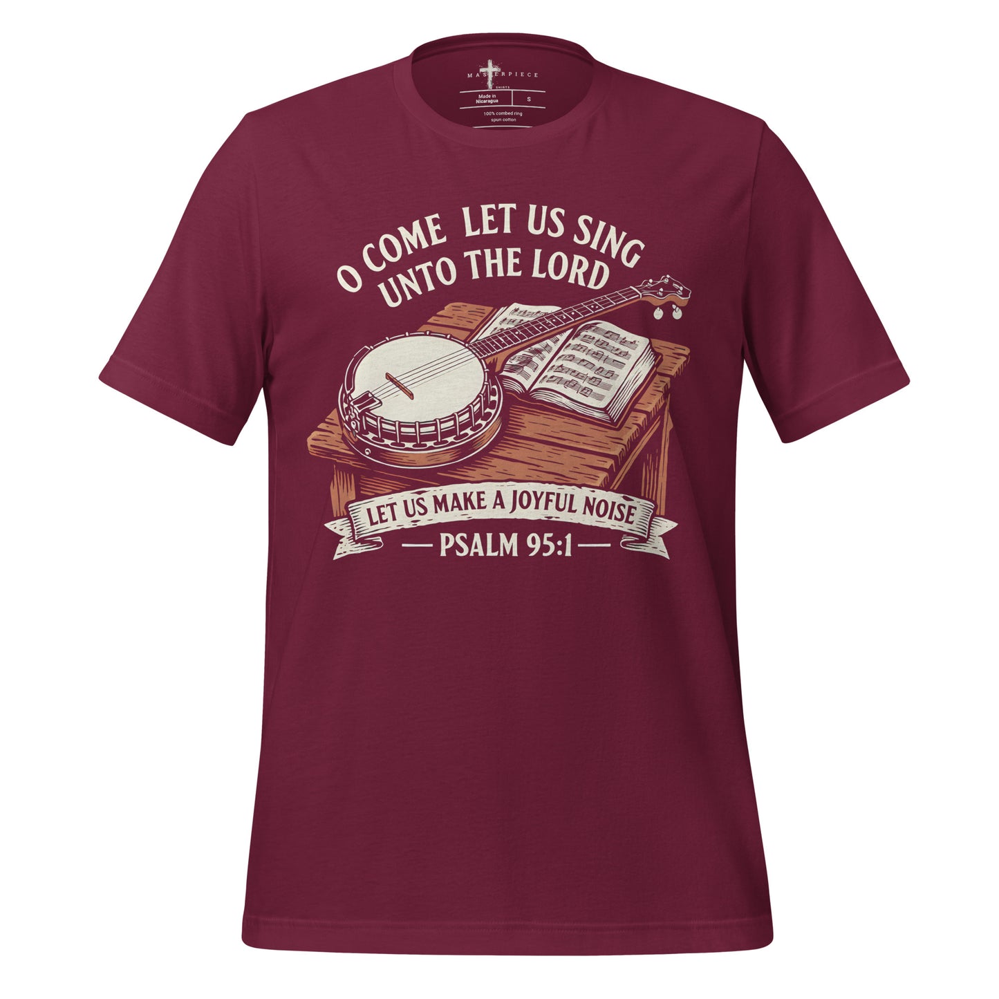 Let us Sing Banjo - Maroon - MasterPiece Shirts