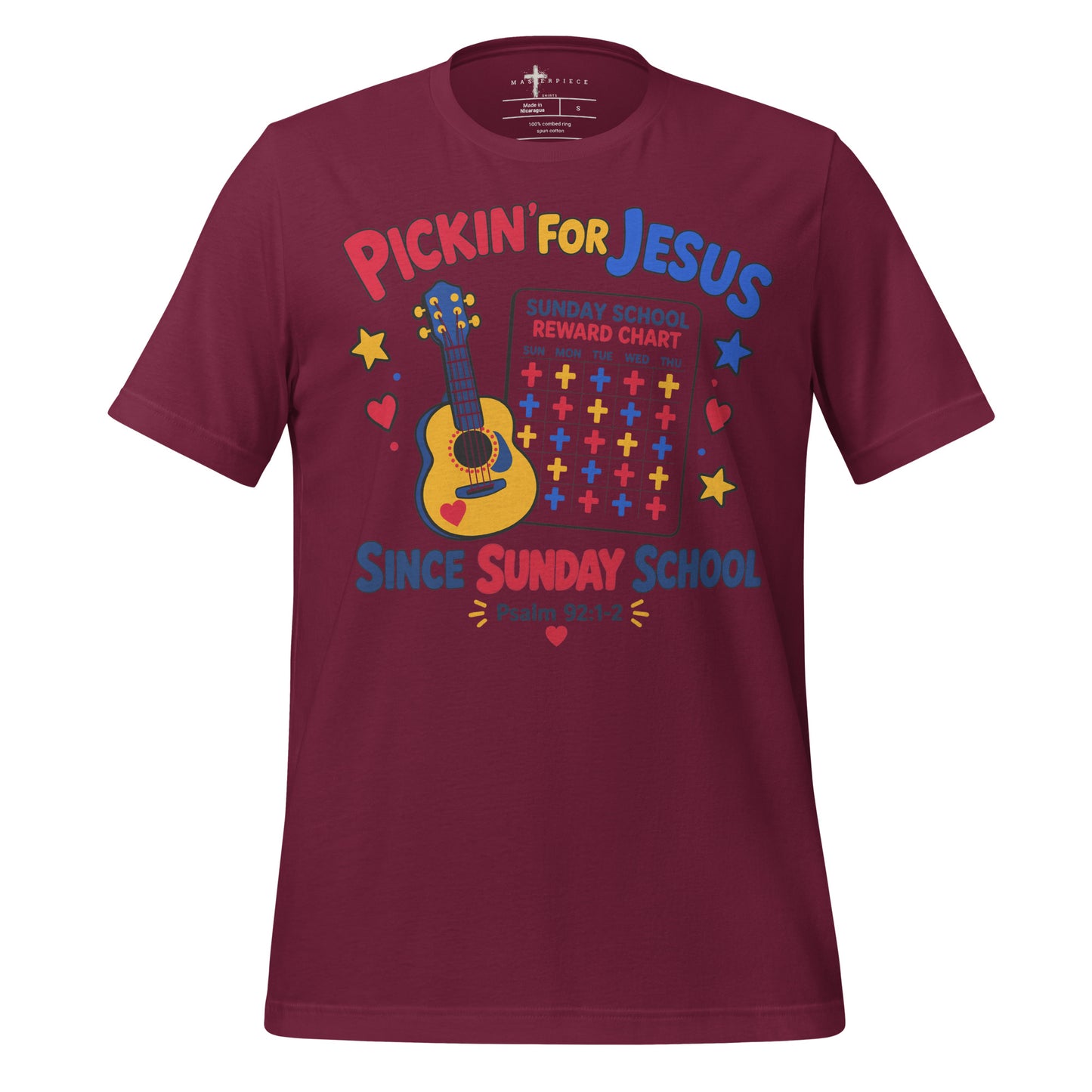 Pickin Since Sunday School - Maroon - MasterPiece Shirts