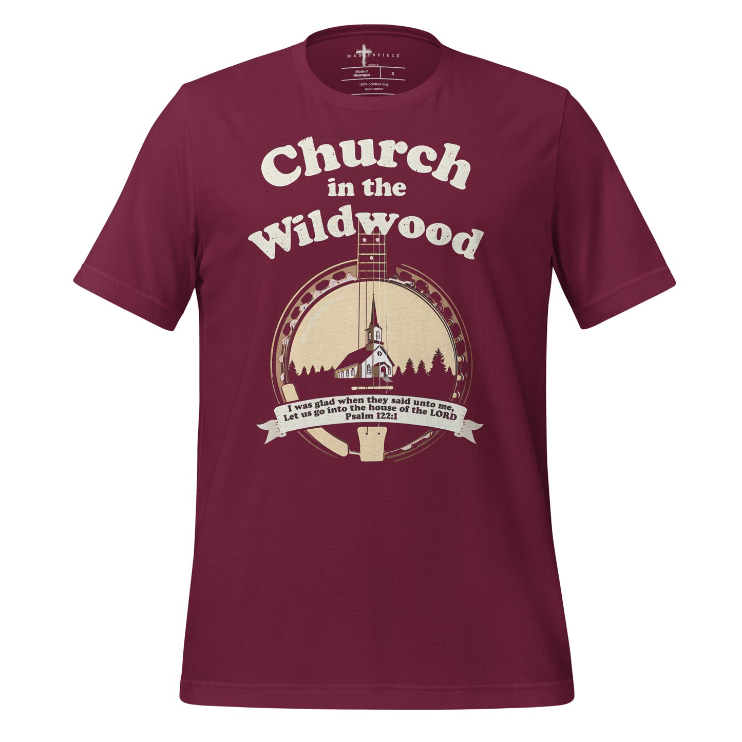 Church in Wildwood Banjo - Maroon - MasterPiece Shirts