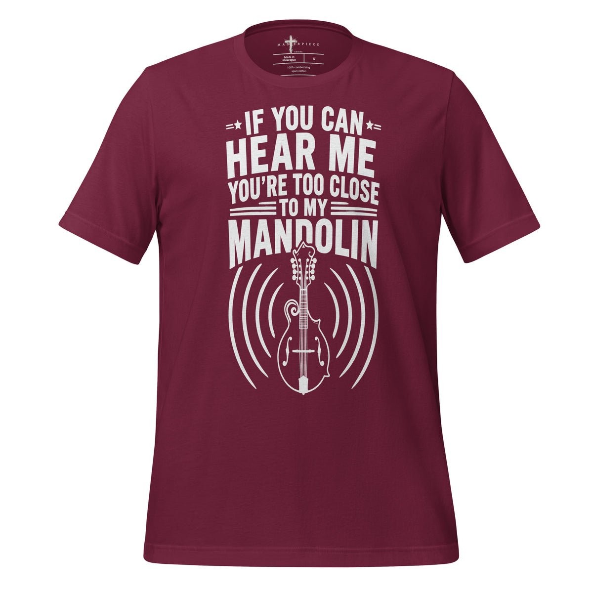 Too Close Mandolin - Maroon - MasterPiece Shirts