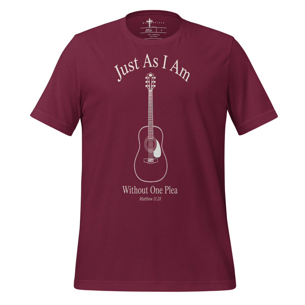 Just As I Am Guitar - Maroon - MasterPiece Shirts